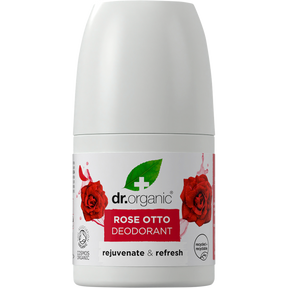 Dr Organic Roll-On Deodorant Rose Otto 50ml front