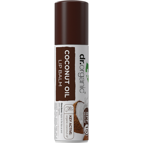 Dr Organic Lip Balm SPF 15 Coconut Oil 5.7ml front