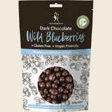 Dr Superfoods Wild Blueberries Dark Chocolate 125g Front