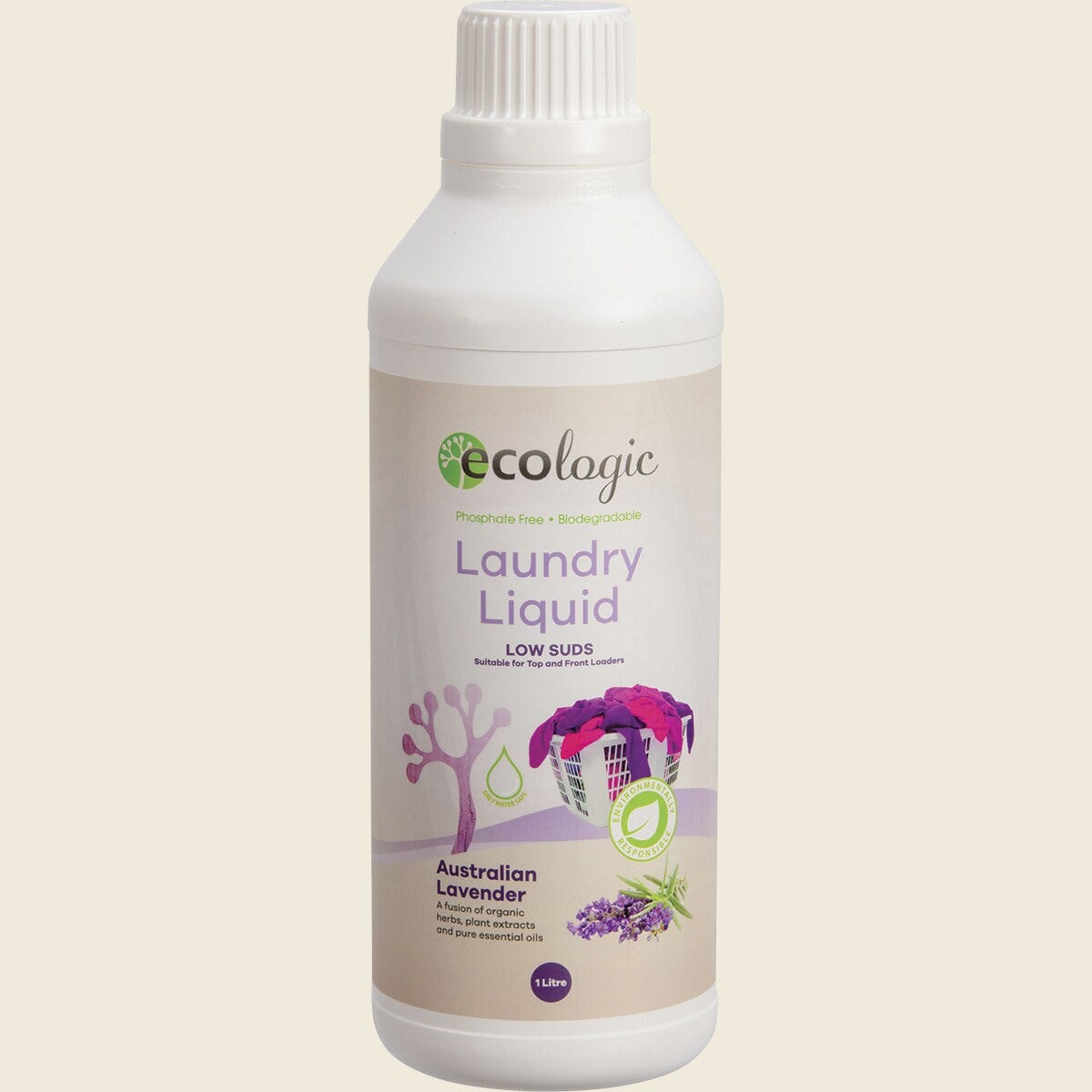 Ecologic Laundry Liquid Australian Lavender 1L