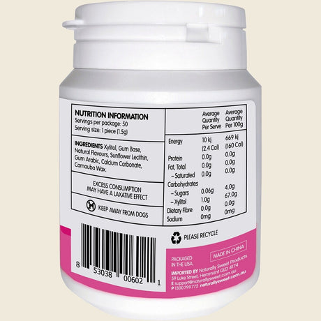 Epic Xylitol Dental Gum Bubble Gum 50pc Tub