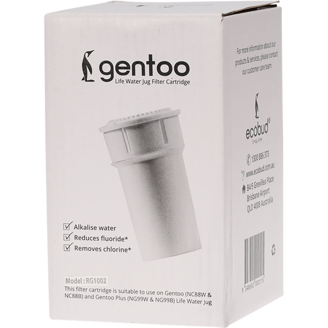 Ecobud Replacement Filter Cartridge Suits Eco Bud Gentoo Water Filter front view