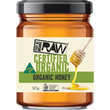 Every Bit Organic Certified Organic Raw Honey 325g front view