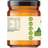 Every Bit Organic Certified Organic Raw Honey 325g left side view