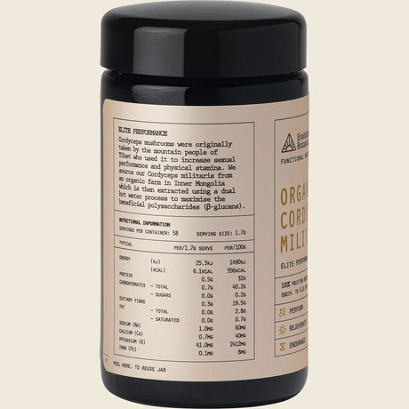 Evolution Botanicals Cordyceps Extract – Organic 10:1 Energy & Performance 100g