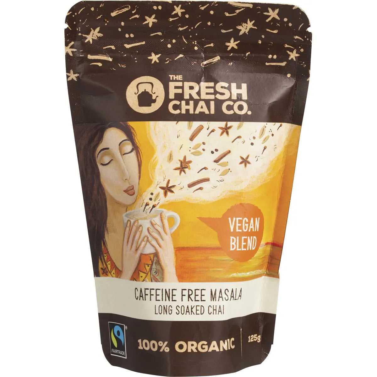 The Fresh Chai Co. Vegan Caffeine Free Masala Long Soaked Chai