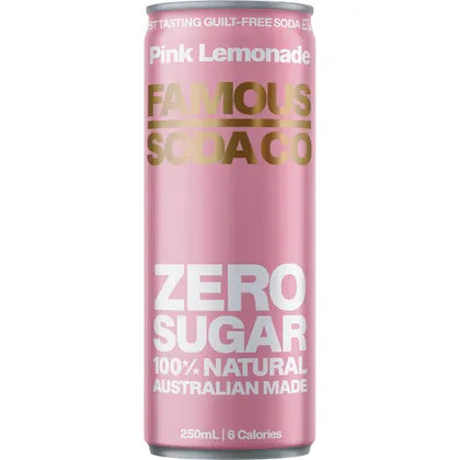 Famous Zero Sugar Soda Pink Lemonade