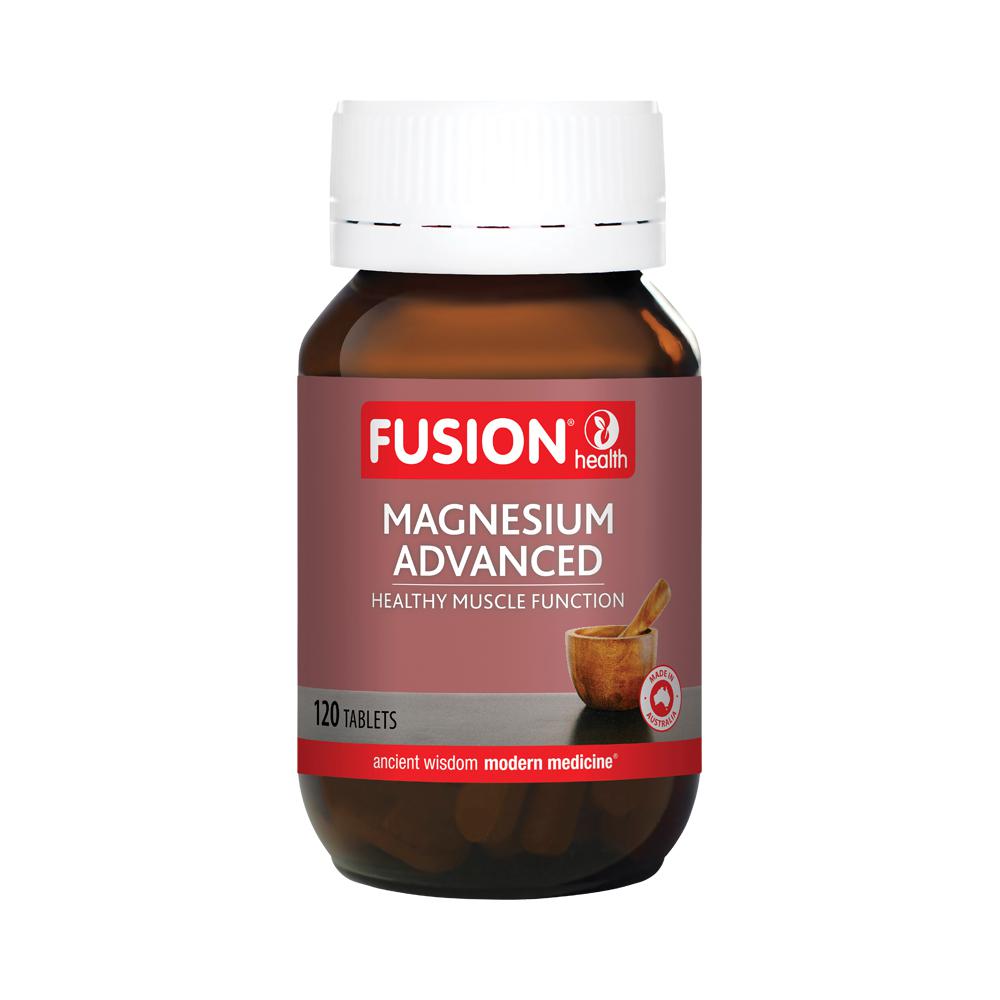 Fusion Health Magnesium Advanced 120 Tablets front