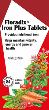 Floradix Iron Tablets Plus 84 Tablets