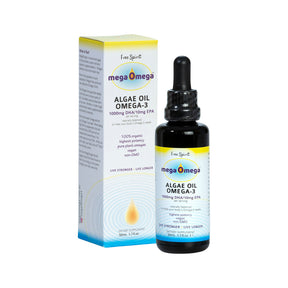 Free Spirit MegaOmega Algae Oil 50ml front