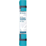 Gaiam Yoga Mat Classic Starter 3mm Light Blue Flower 61cm x 173cm