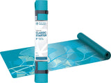 Gaiam Yoga Mat Classic Starter 3mm Light Blue Flower 61cm x 173cm