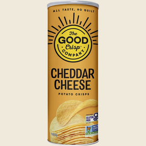 The Good Crisp Company Potato Crisps Cheddar Cheese 160g Pack of 8 Front