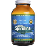 Green Nutritionals Mountain Organic Spirulina Capsules (520mg) - 180 Caps