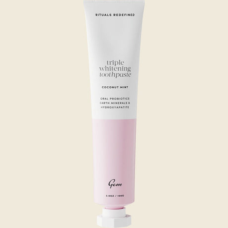 Gem Toothpaste Triple Whitening Coconut Mint 110g (Fluoride Free)
