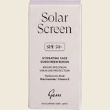 GEM Solar Screen SPF50+ Hydrating Face Sunscreen Serum 30ml