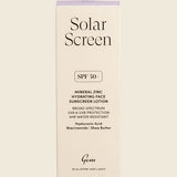 GEM Solar Screen SPF50+ Mineral Zinc Hydrating Face Lotion 50ml