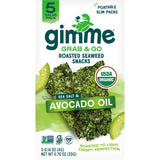 Gimme Roasted Seaweed Snacks Grab & Go Sea Salt & Avocado Oil 5x4g