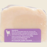 Harmony Soapworks Lavender & Patchouli Goat's Milk Soap 140g back