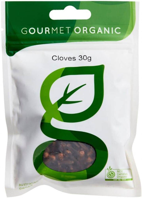 Gourmet Organic Cloves 30g Sachet  Front
