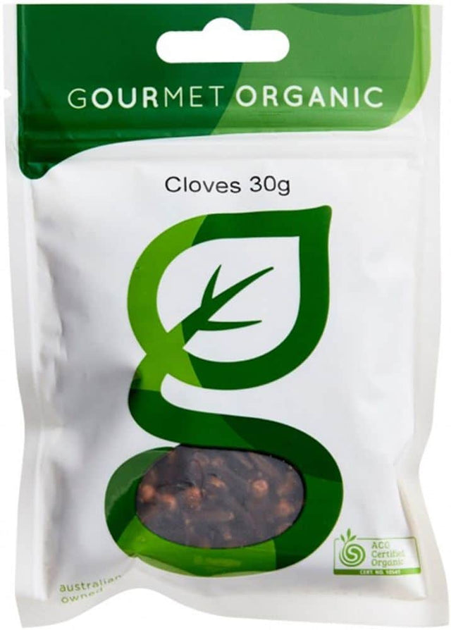 Gourmet Organic Cloves 30g Sachet  Front