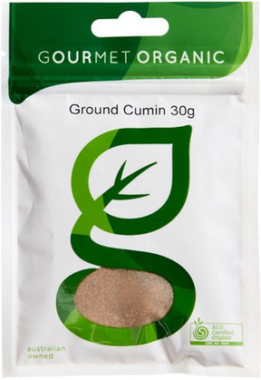 Gourmet Organic Cumin Ground 30g sachet  Front