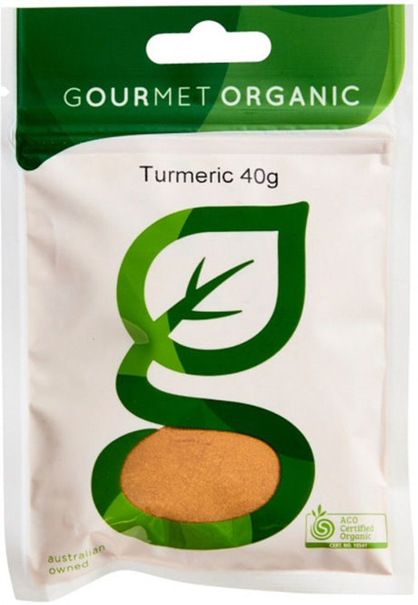 Gourmet Organic Turmeric 40g Sachet Front