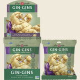 The Ginger People Gin Gins Ginger Candy Bag Chewy Original 12 x 60g Combo