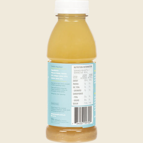 The Ginger People Gingerade Honey & Lemon 360ml Back