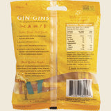 The Ginger People Gin Gins Ginger Candy Bag Chewy Spicy Turmeric 12 x 60g Back