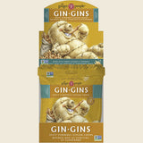 The Ginger People Gin Gins Ginger Candy Bag Chewy Spicy Turmeric 12 x 60g Display