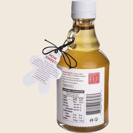 The Ginger People Fiji Ginger Syrup Organic 12 x 237ml Back