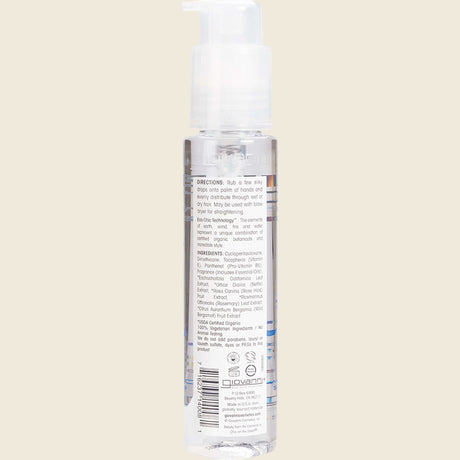 Giovanni Hair Serum Frizz Be Gone 81ml – back packaging