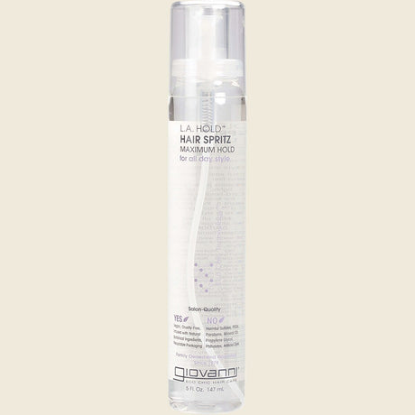 Giovanni L.A. Hold Hair Spritz - Maximum Hold 147ml (Non Aerosol) – front product image