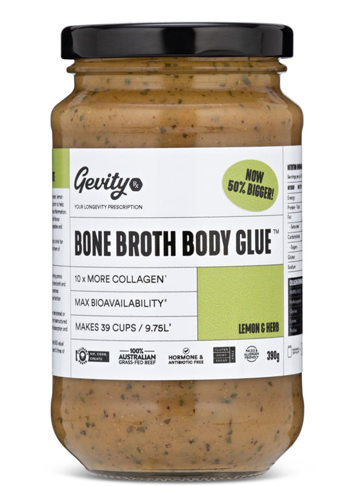 Gevity Rx Bone Broth Body Glue Lemon 390g