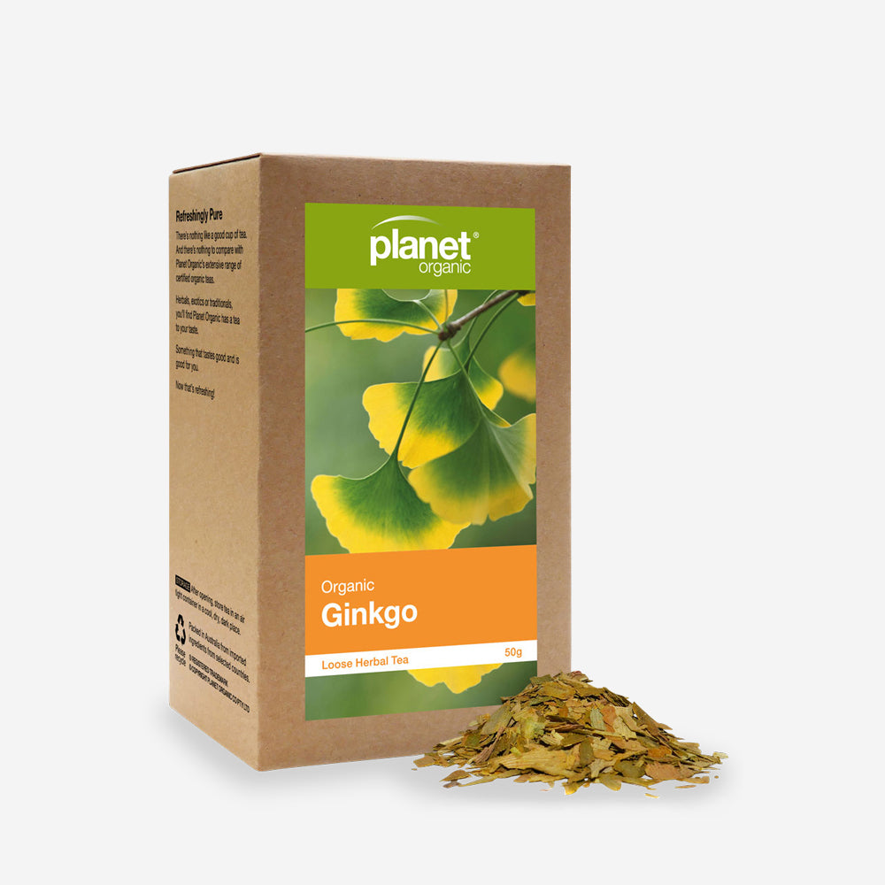 Planet Organic Tea Ginkgo Loose Leaf 50g