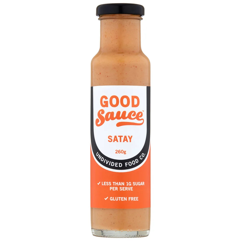 Undivided Food Co Good Sauce Satay 12x260g front
