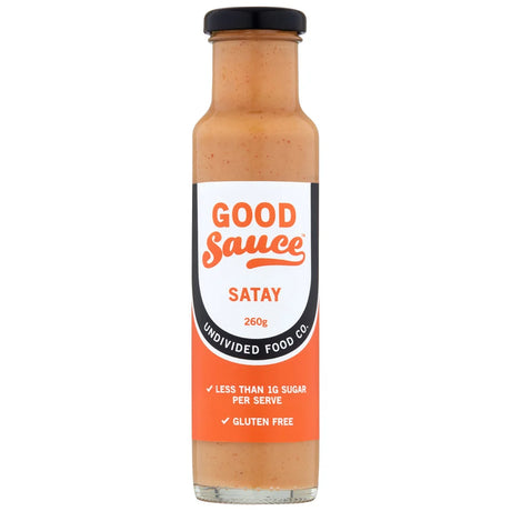 Undivided Food Co Good Sauce Satay 12x260g front