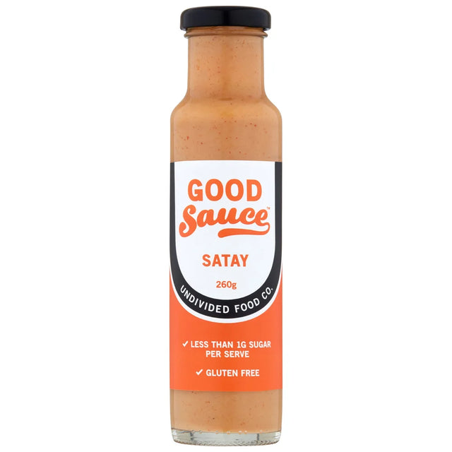 Undivided Food Co Good Sauce Satay 12x260g front
