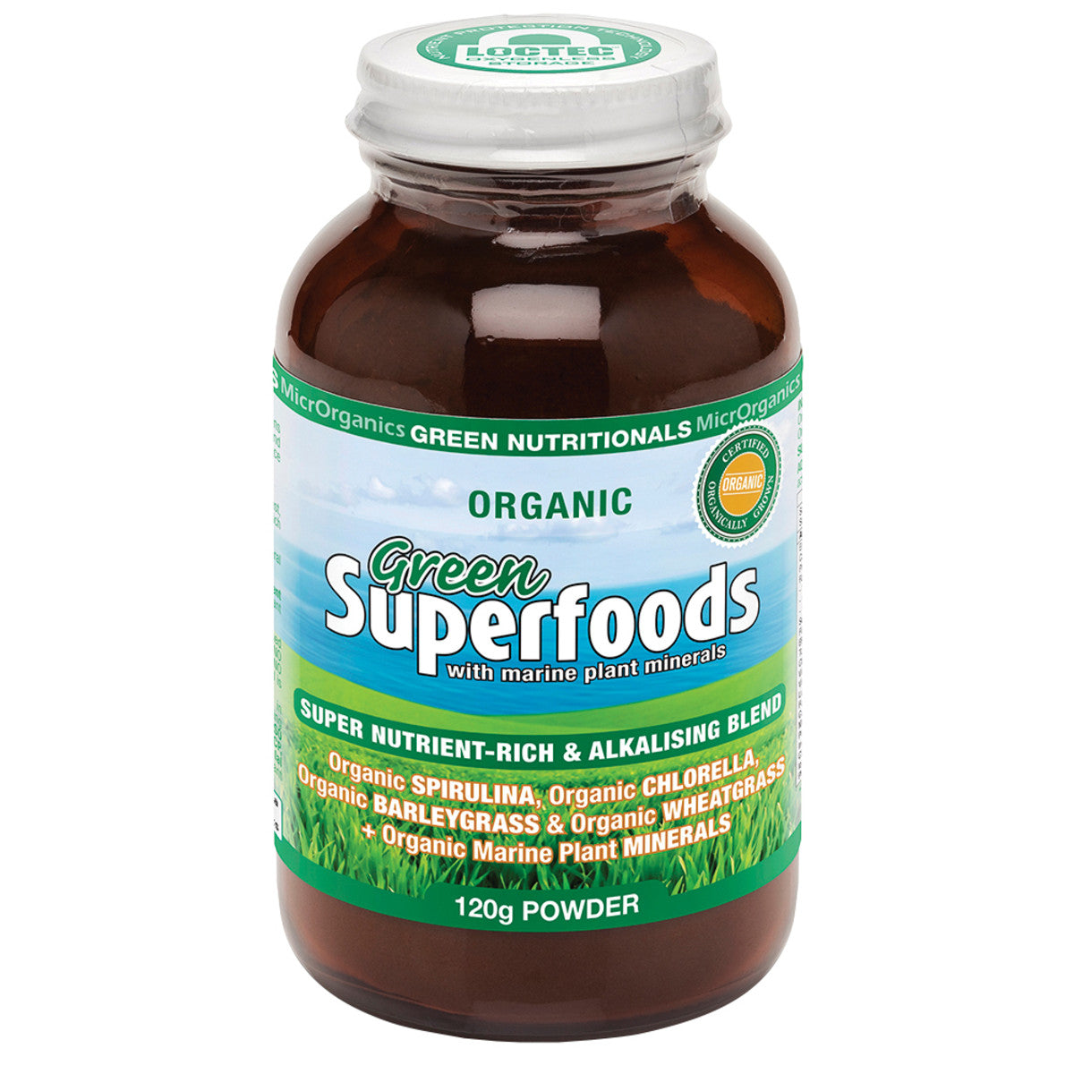 Green Protien Powder Green Nutritionals Green Powder 120g – Organics on a Budget