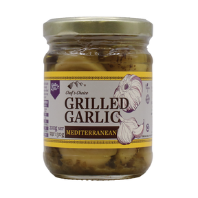 Chef’s Choice Mediterranean Grilled Garlic 200g front