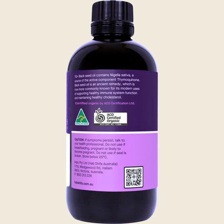 Hab Shifa TQ+ Certified Organic Black Seed Oil 250ml