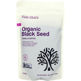 Hab Shifa Certified Organic Black Seed (Nigella Sativa) 200g front view