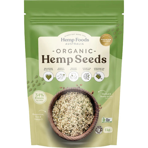 Hemp Foods Australia Hemp Seeds Hulled 1kg