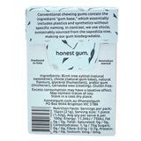 Honest Gum Eucalyptus Mint Chewing Gum S/F 15pcs 21g Back