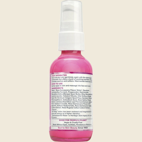 Heritage Store Rosewater Moisturiser Dry to Combination Skin 58ml