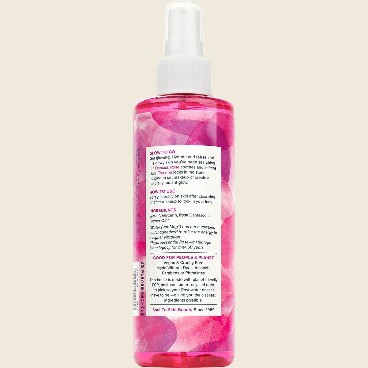 Heritage Store Rosewater & Glycerin Hydrating Facial Mist