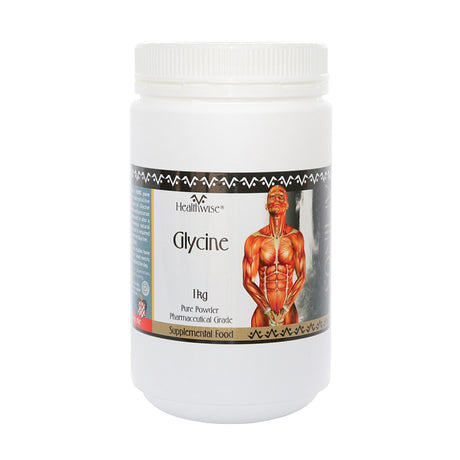 Healthwise Glycine 1kg front