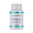 Micronutrition LipoCap Iron 30 Vege Caps Front