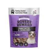 Mayver's Rover's Reward Dogs Peanut Butter & Chicken Jerk 100g x8
